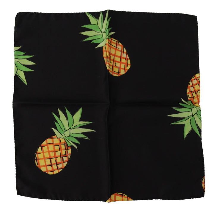 Elegant silk scarf square men's scarf