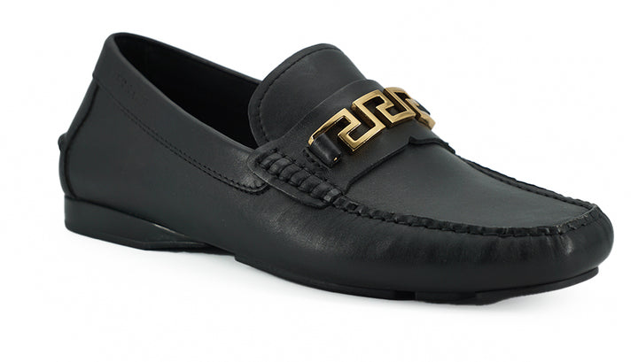 Elegante Herren Loafers aus schwarzem Kalbsleder