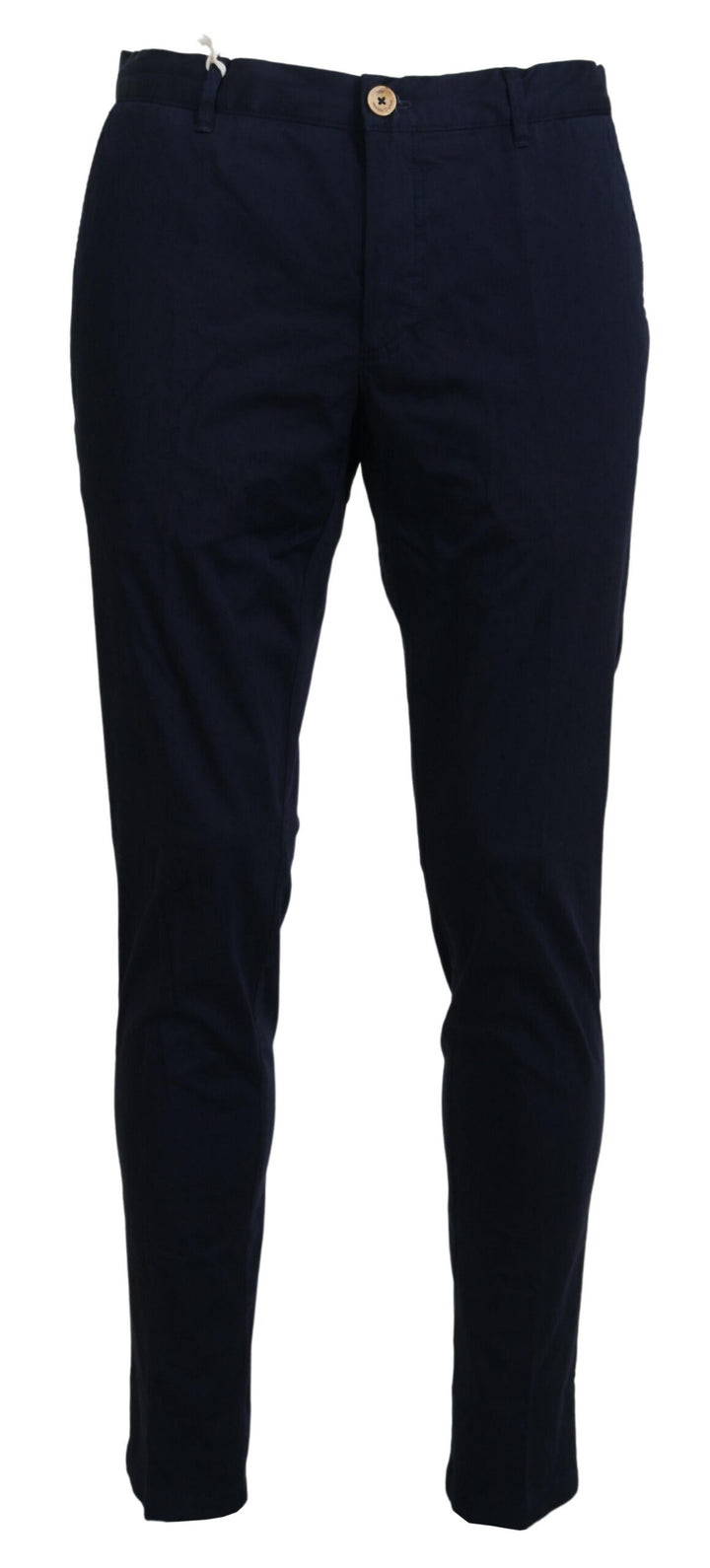 Dunkelblaue Baumwoll-Skinny-Hose für Männer