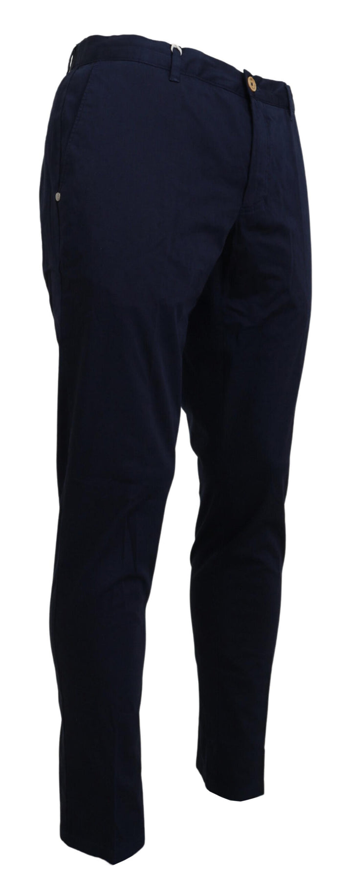 Dunkelblaue Baumwoll-Skinny-Hose für Männer