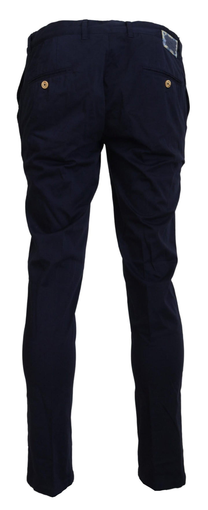 Dunkelblaue Baumwoll-Skinny-Hose für Männer