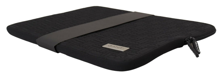 Elegant black neoprene laptop sleeve