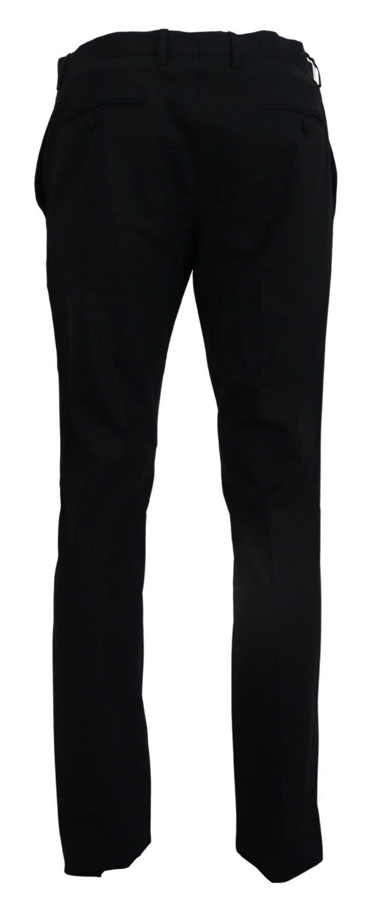 Blaues Woll-Stretch-Kleid Formal Slim Fit Pant