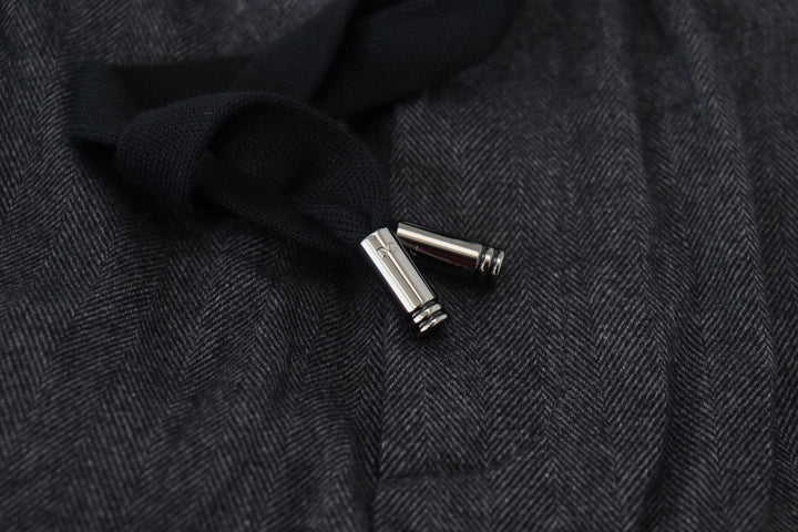 Elegant grey cotton joggers for men