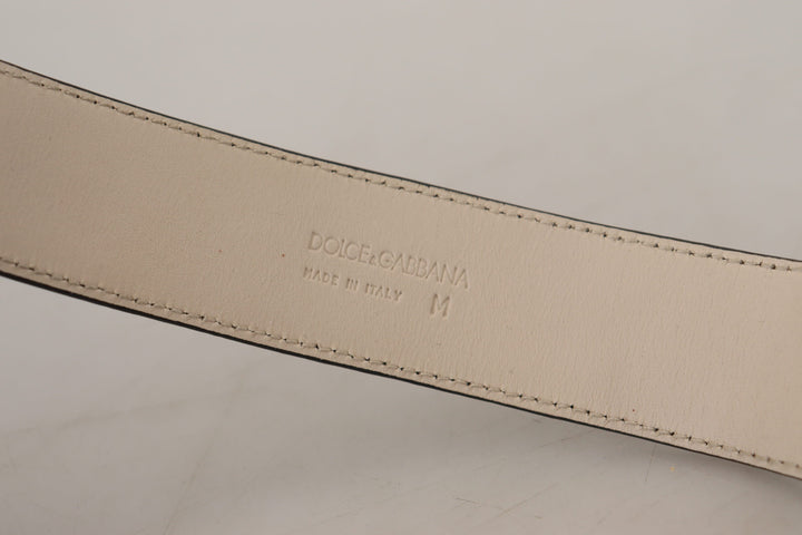 Elegant black leather bracelet with gold details