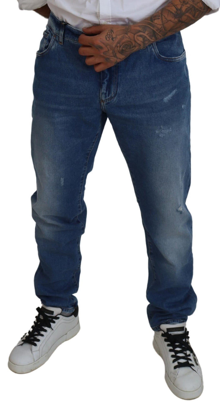 Exquisite Italian skinny denim jeans