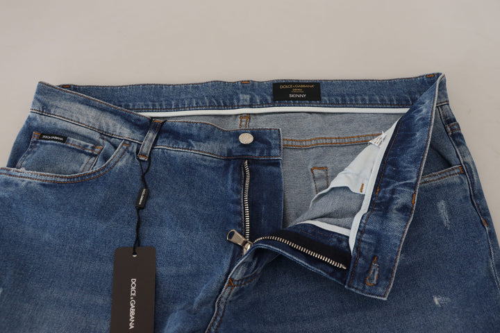 Exquisite Italian skinny denim jeans