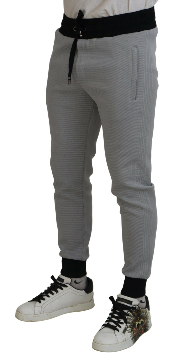 Elegant grey jogger pants
