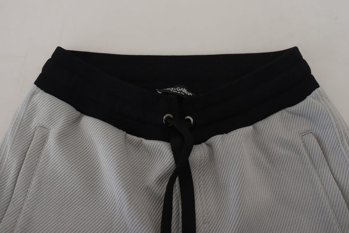 Elegant grey jogger pants