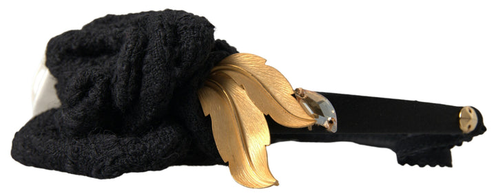 Diadem Stirnband Tiara Weiß Rose Kristall Haar Gold