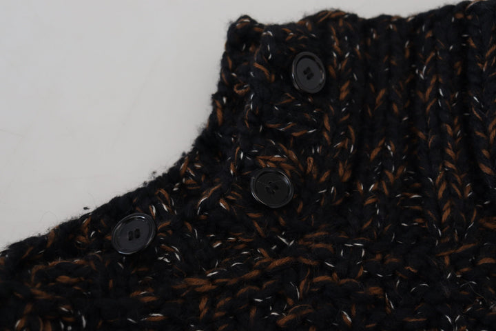 Brauner Fatto A Mano Rollkragenpullover Pullover