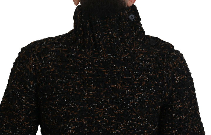 Brauner Fatto A Mano Rollkragenpullover Pullover