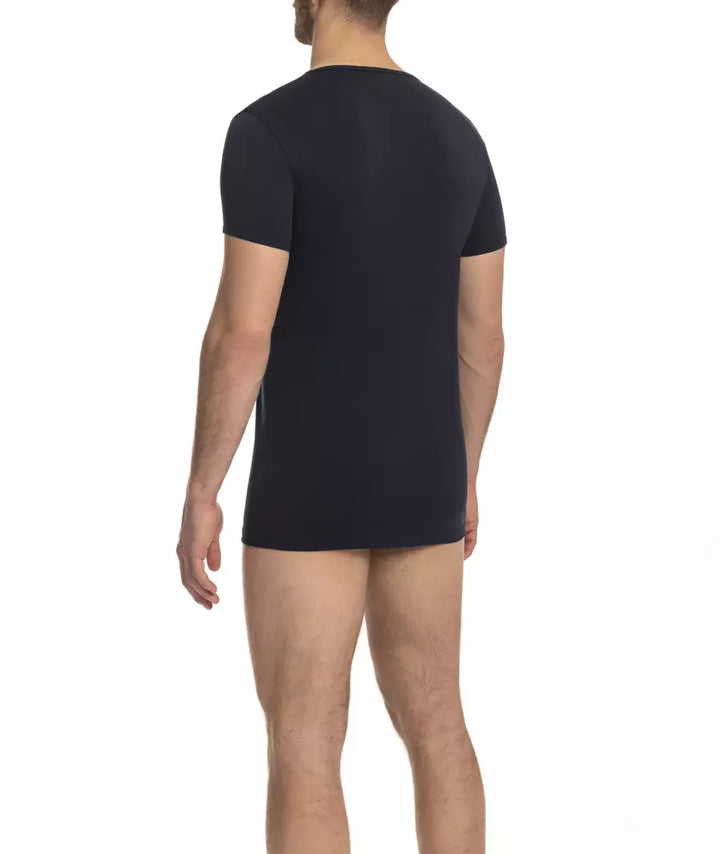 T-Shirt für Männer aus blauer Baumwolle