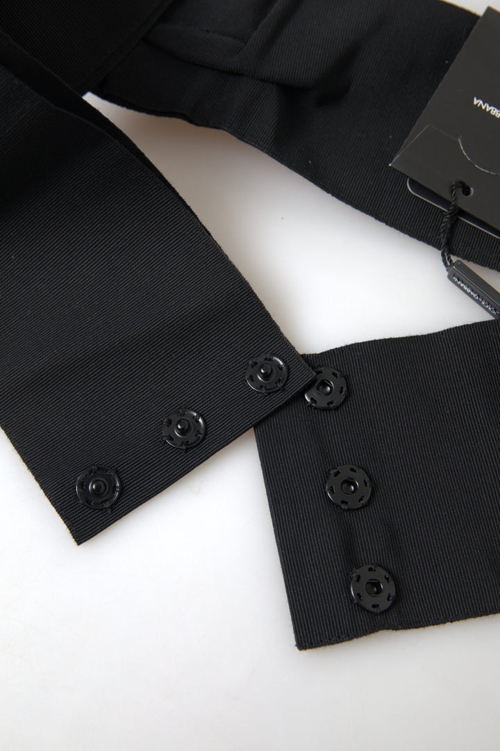 Exquisite embellished black belt