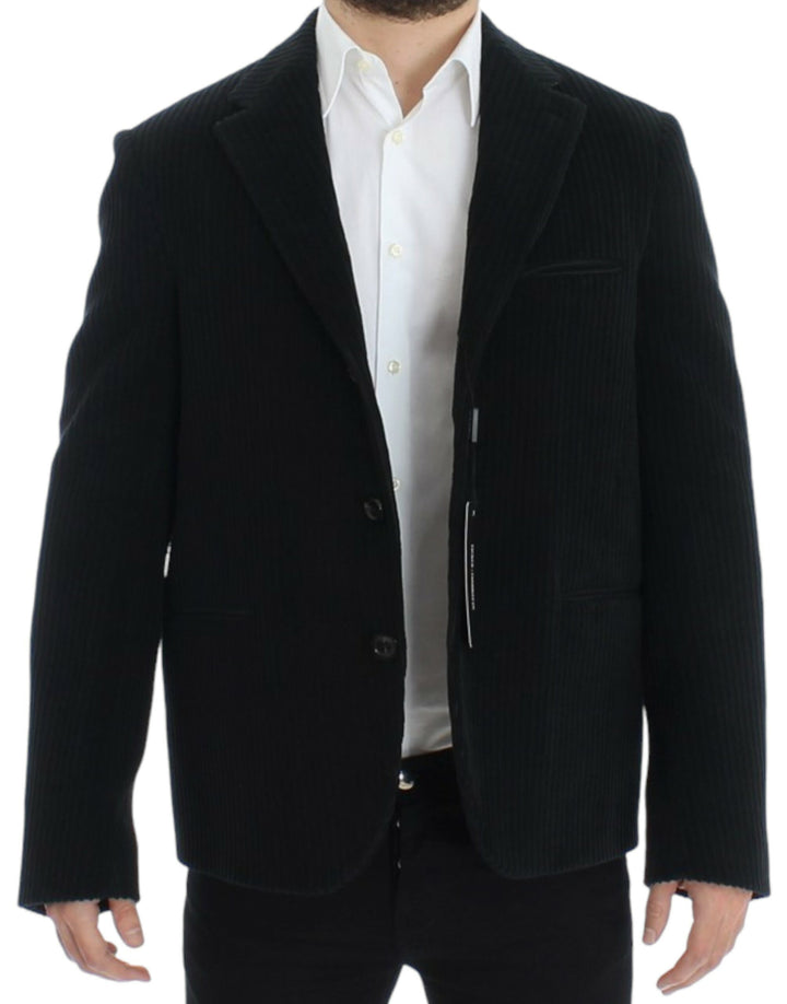 Elegant black martini blazer jacket