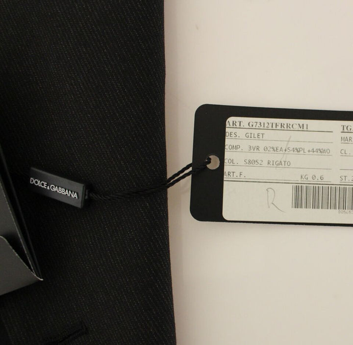 Graue Wolle Stretch Kleid Weste Jacke Blazer