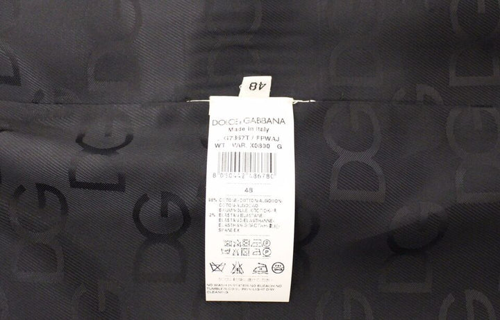 Graues gestreiftes Wollseidenkleid Weste Gilet