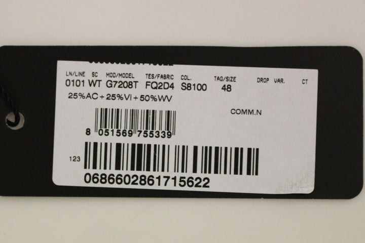 Graue Wollmischung Weste Gilet Weste