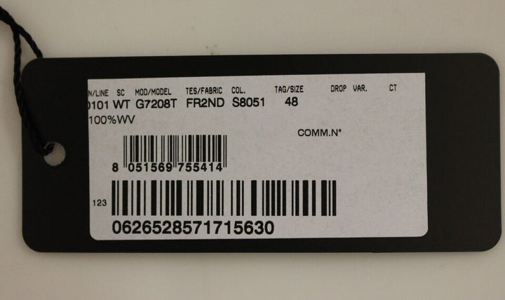 Elegant grey striped wool dress vest