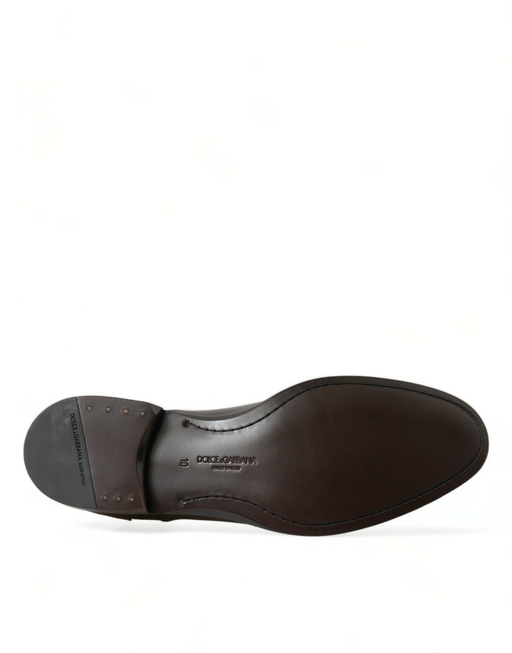 Braunes Exotisches Leder Formelle Herren Anzugschuhe