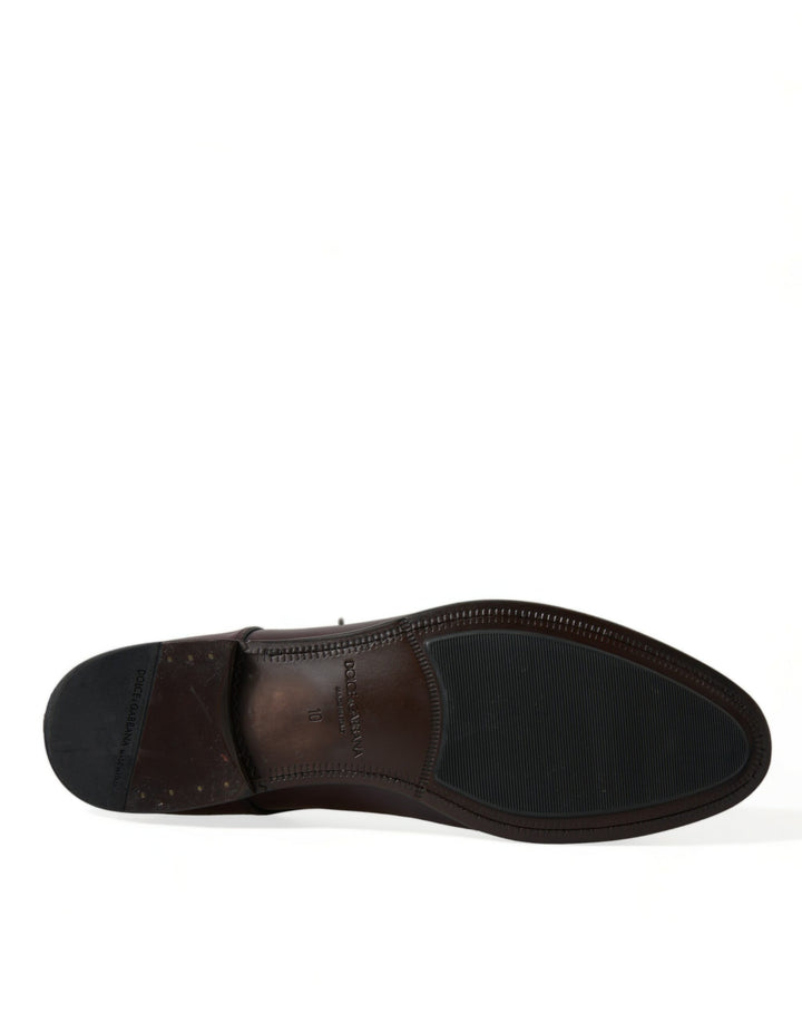Bordeaux Leder Männer Formal Derby Kleid Schuhe