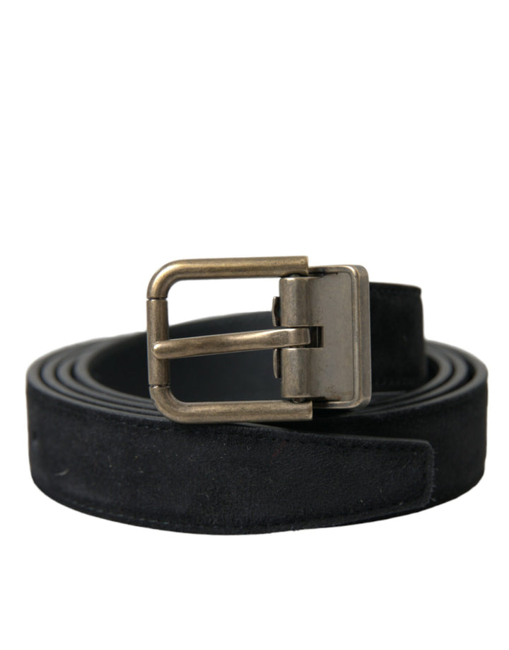 Elegant calfskin belt made of suede