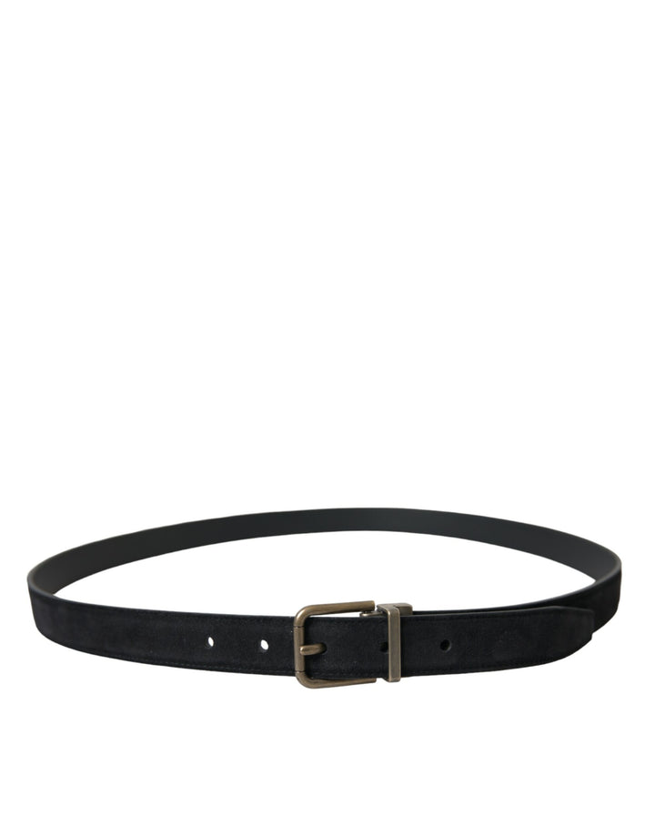 Elegant calfskin belt made of suede