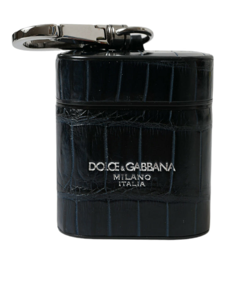 Chic crocodile leather Airpods case