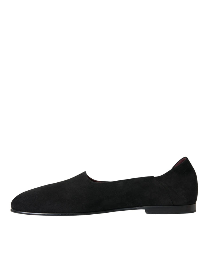 Schwarz Wildleder Loafers Formal Kleid Slip On Schuhe