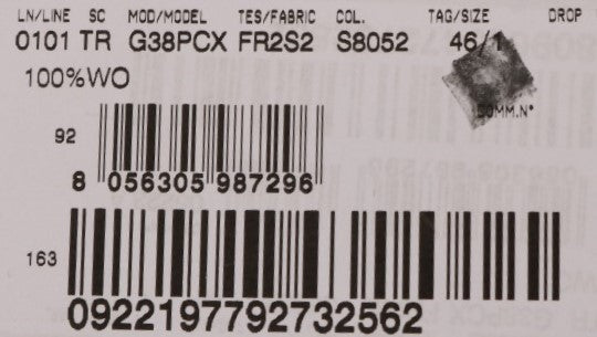 Elegant Grey Striped Wool Formal Trousers