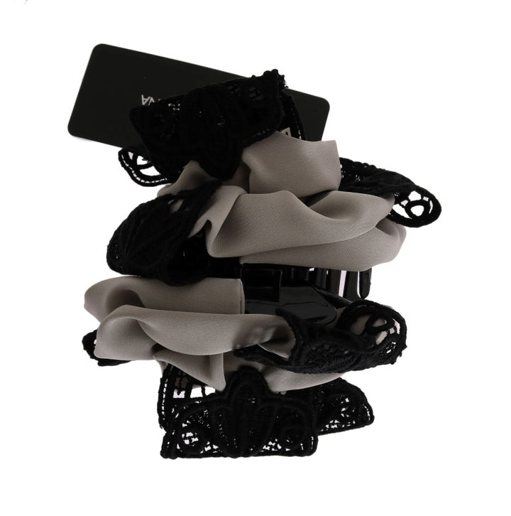 Elegant floral lace hair clip