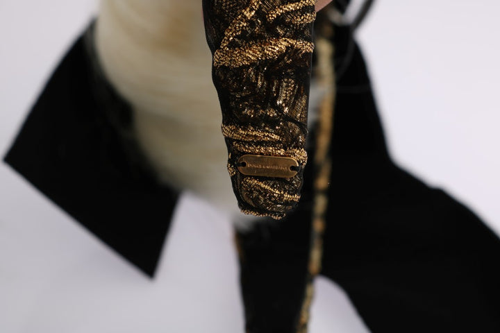 Schwarz Kristall Weiß Diadem Stirnband