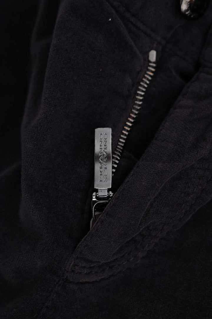 Braun Baumwolle Cropped Casual Hose