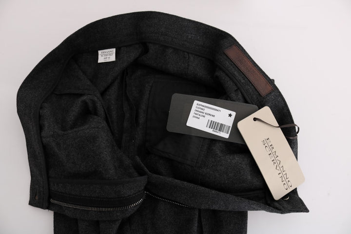 Chic grey casual skinny pants