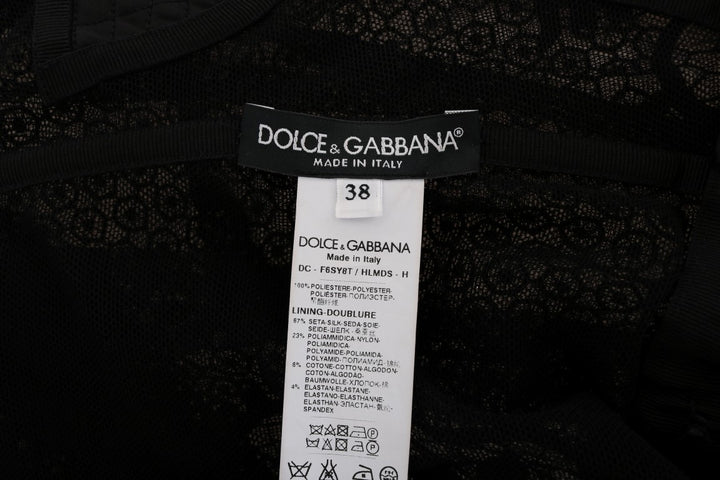 Elegant black full-length sheath dress