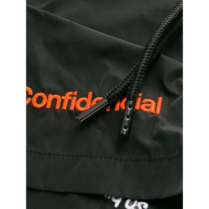 Schwarz Polyamid Herren Bademode