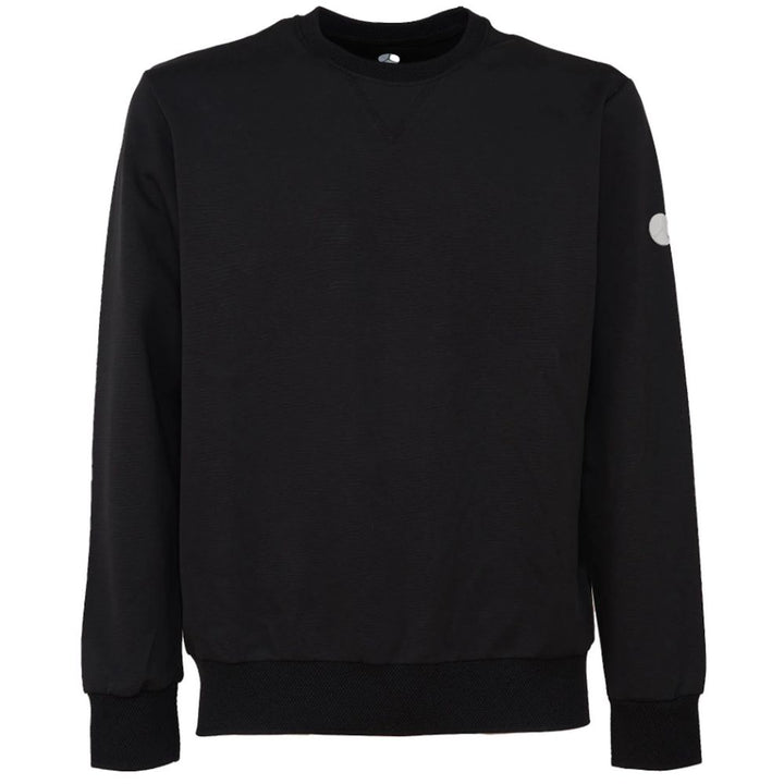 Schwarzer Baumwollpullover für Männer