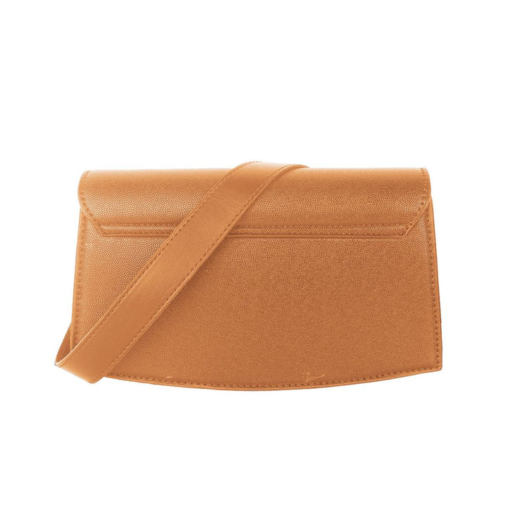 Braune Polyethylen-Umhängetasche für Damen