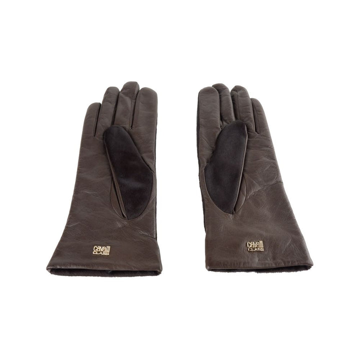 Braunes Rindsleder Frauen Handschuh