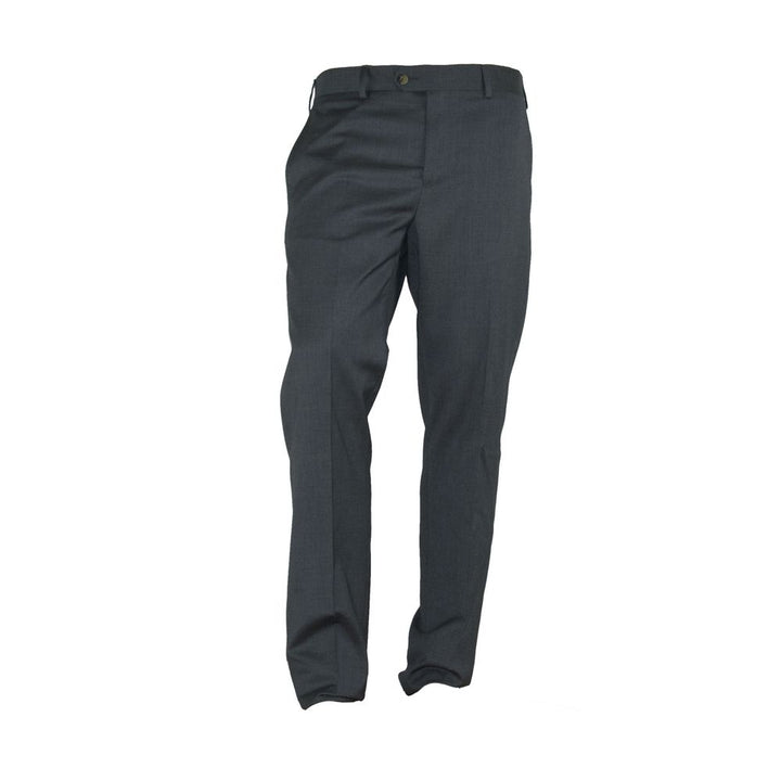 Elegant grey Italian men's trousers