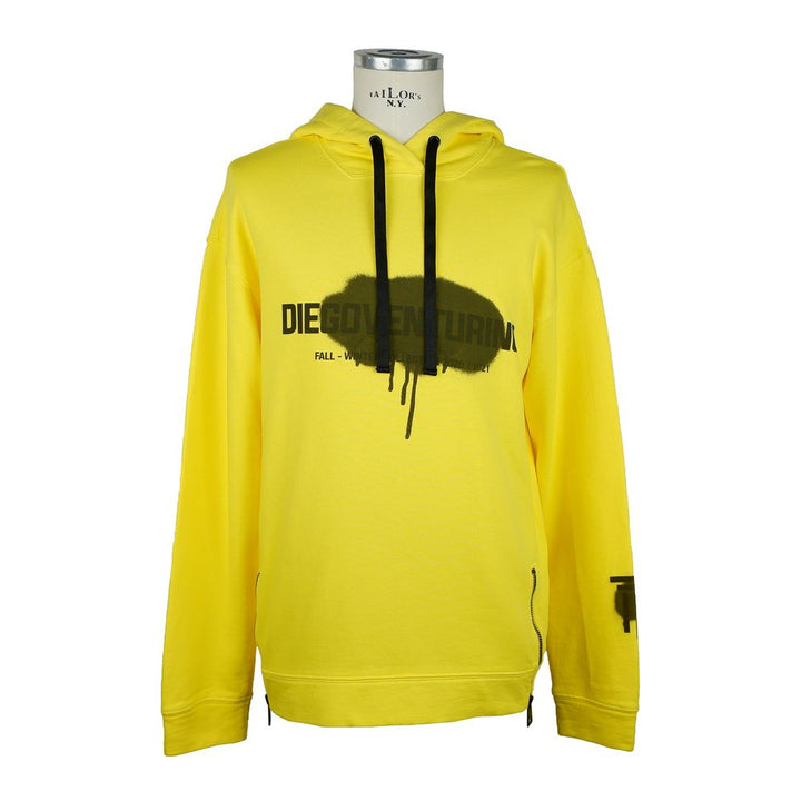 Gelber Baumwollpullover für Männer