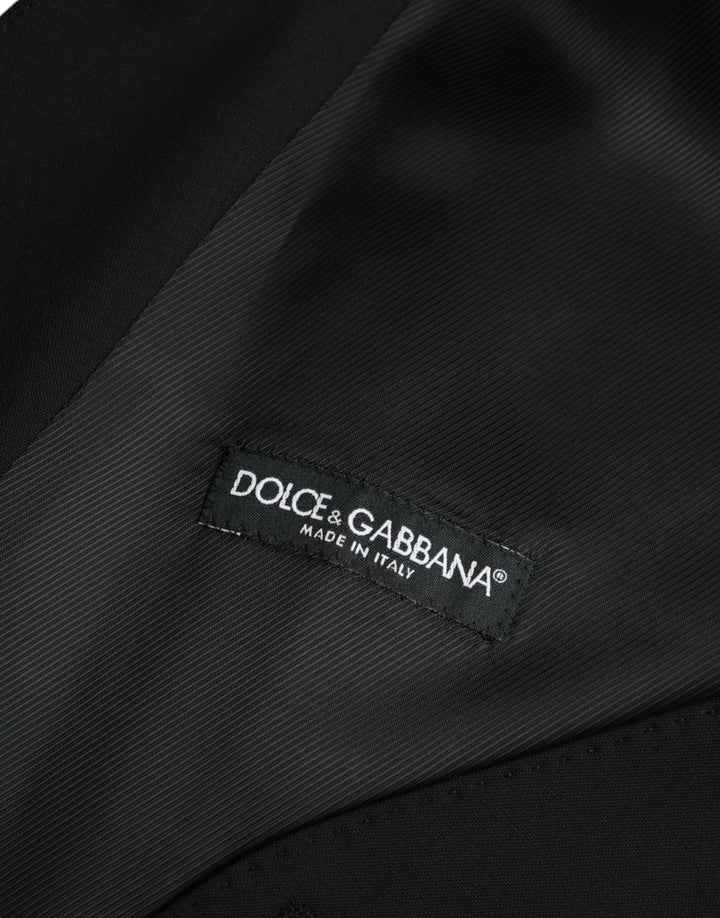 Schwarze Wolle Formal Dress Weste Weste