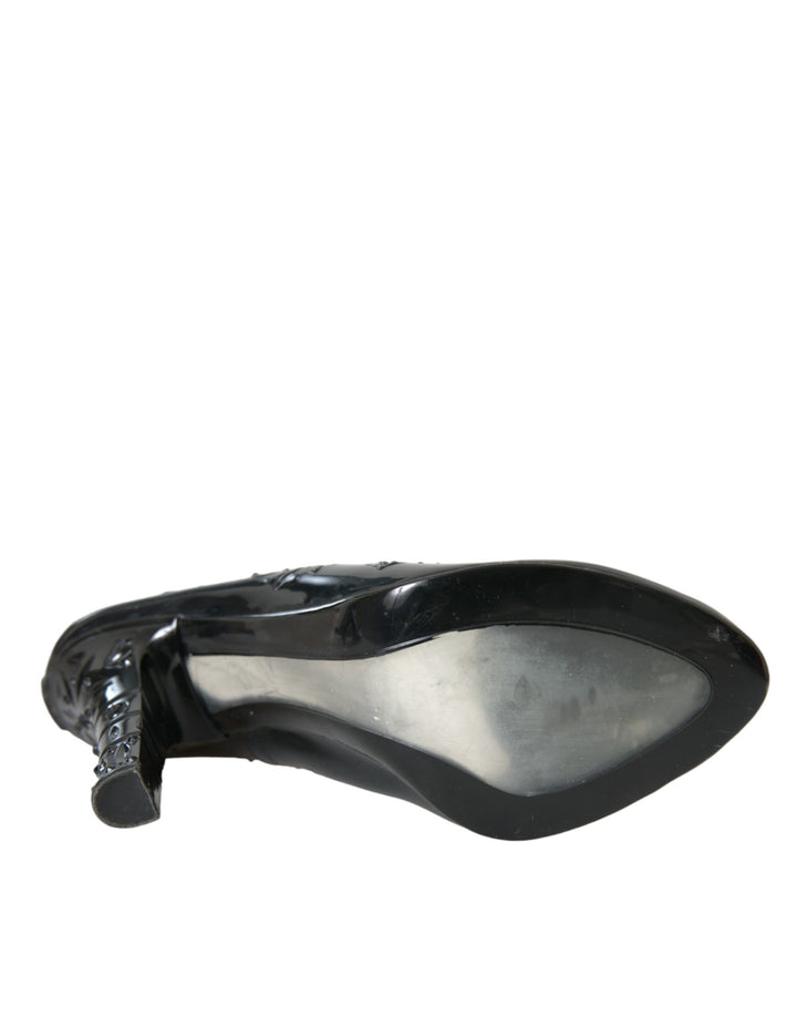 Schwarz Kristall CINDERELLA Heels Pumps Schuhe