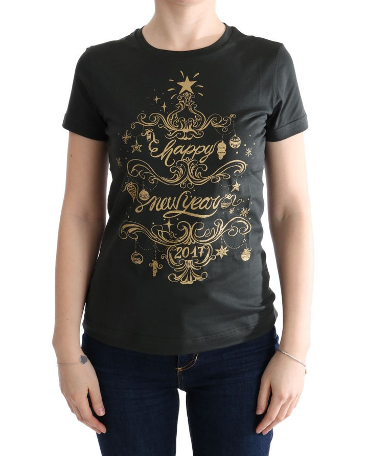 Grünes Baumwolle 2017 Motiv T-Shirt