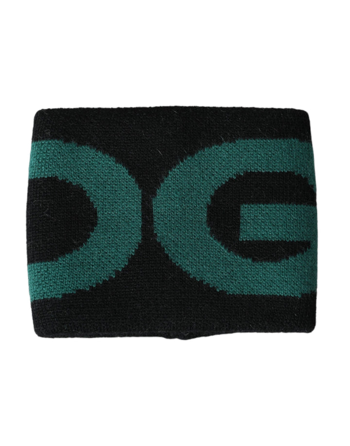 Schwarz Grün Wolle Logo #DGMILLENNIALS Armband