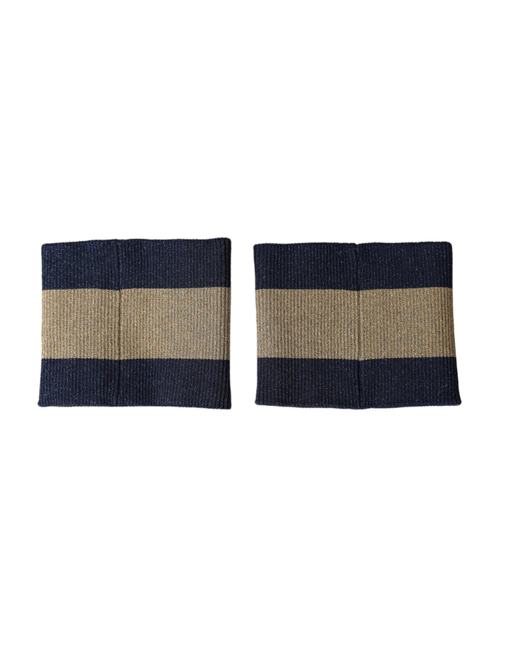 Schwarz-Gold-Logo Star 84 Viskose-Armband