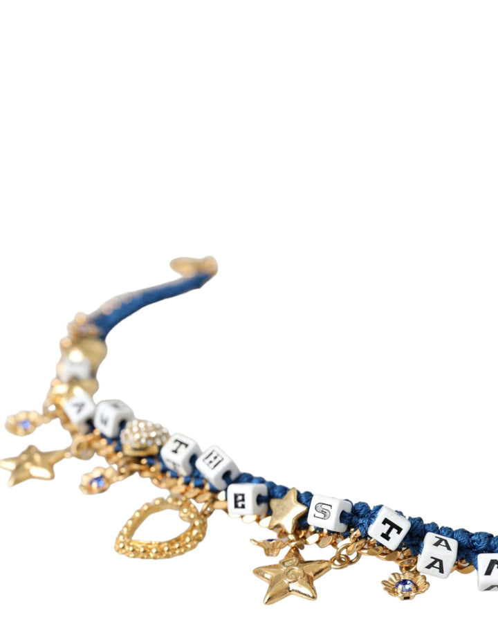 Gold Tone Messing Kette Iam The Star Armband