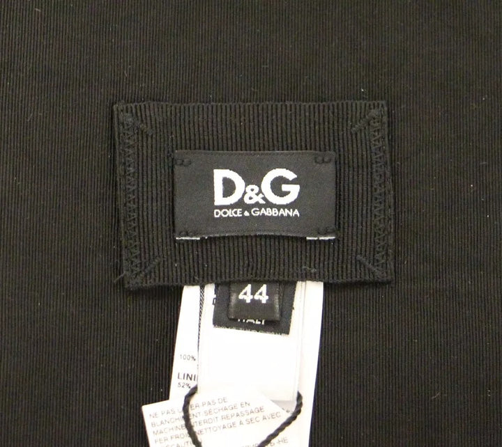 Black silk cummerbund for women