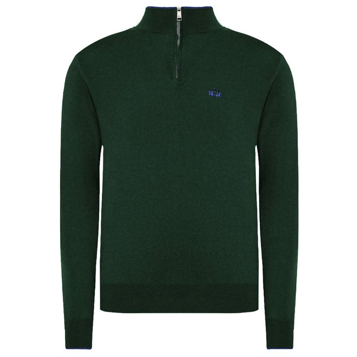 Grüner Pullover aus Wolle für Männer