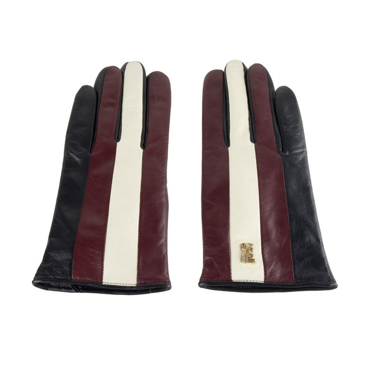 Black lambskin women's glove